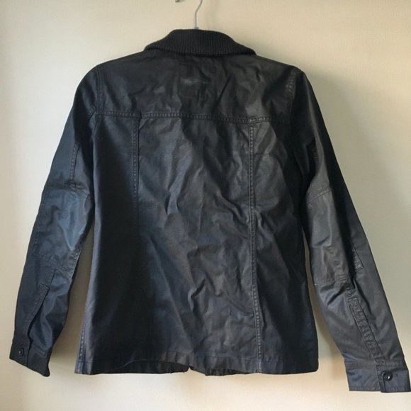 Waxed cotton utility jacket - Picture 2 of 7